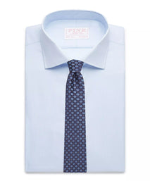 Pale Blue Tailored Fit Royal Oxford Formal Shirt