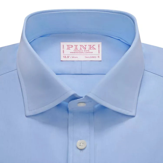 Pale Blue Tailored Fit Ramses Poplin Formal Shirt